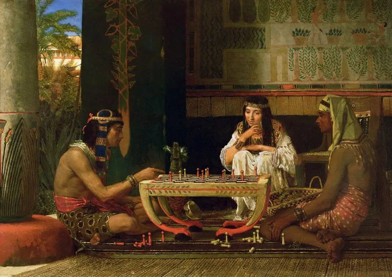 gracz w szachy - Lawrence Alma-Tadema
