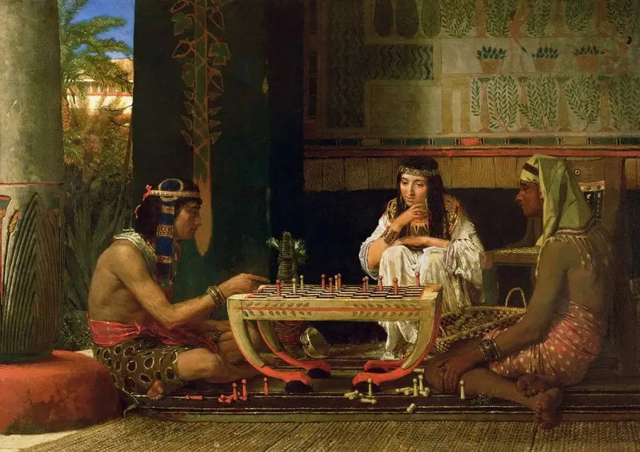 gracz w szachy - Lawrence Alma-Tadema