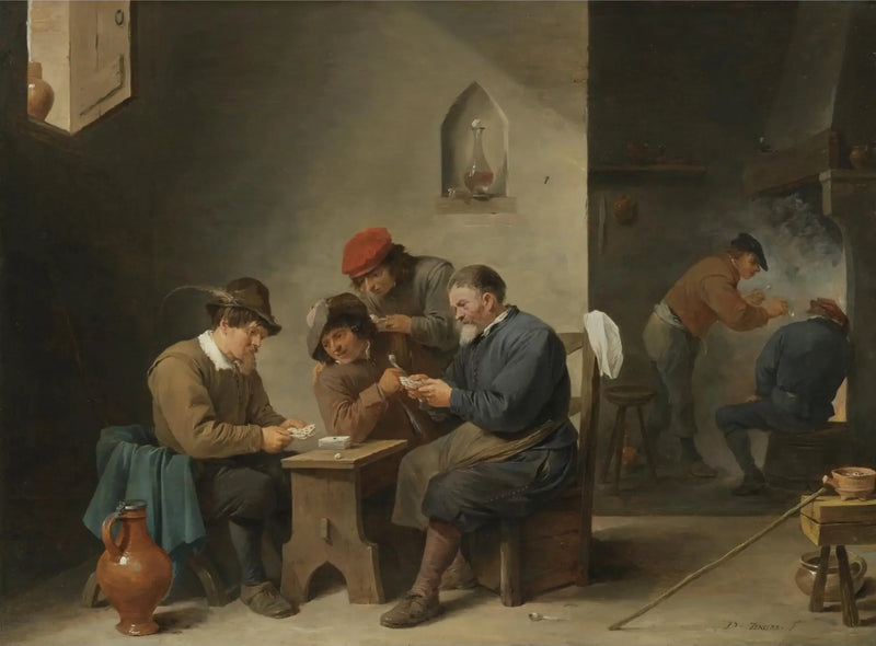 Gracze w karty - David Teniers Młodszy