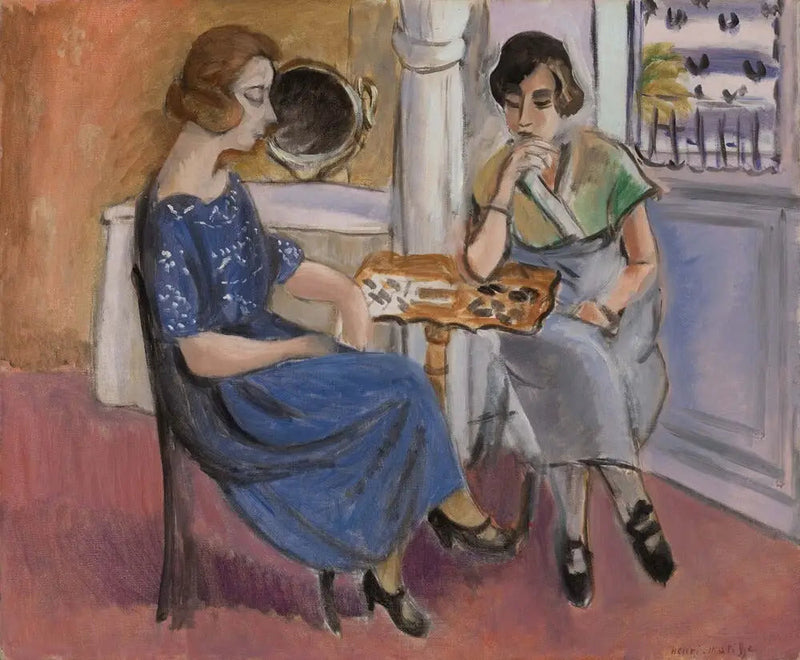 Gracze w domino (Graczki w domino) - Henri Matisse