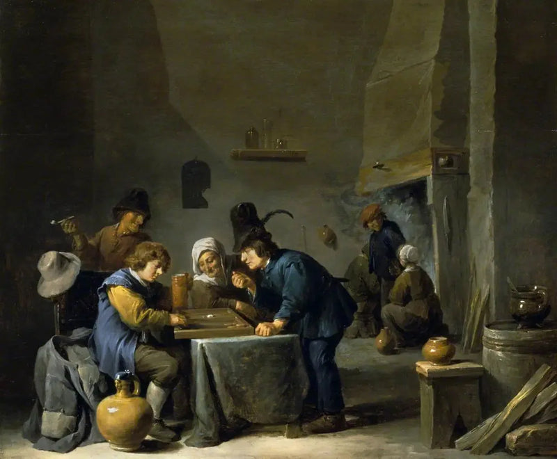 Gracze Trictrac - David Teniers Młodszy