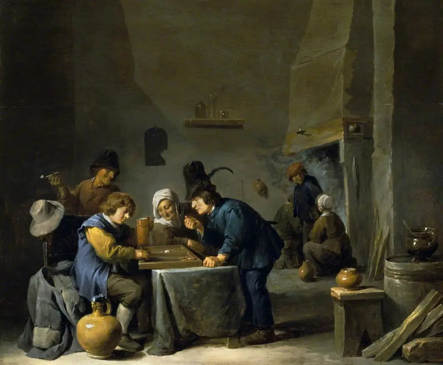 Gracze Trictrac - David Teniers Młodszy