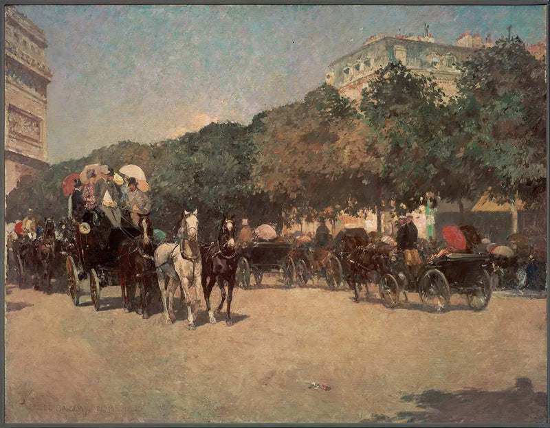 Dzień Wielkiej Nagrody - Childe Hassam