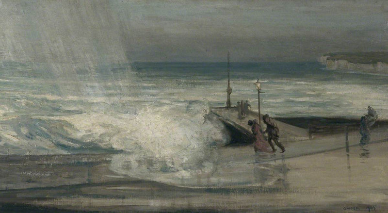 Burzowy dzień w Brighton, w East Sussex - Charles Conder