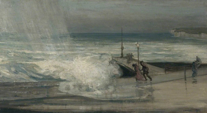 Burzowy dzień w Brighton, w East Sussex - Charles Conder