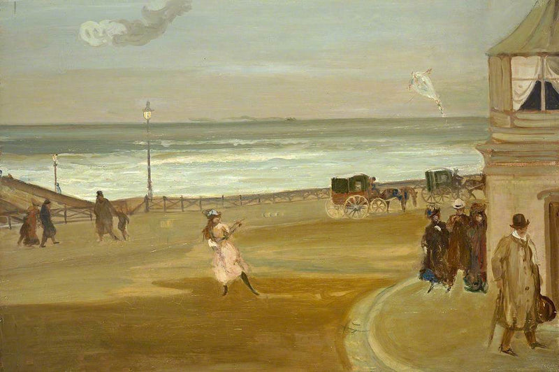 Wietrzny dzień w Brighton - Charles Conder