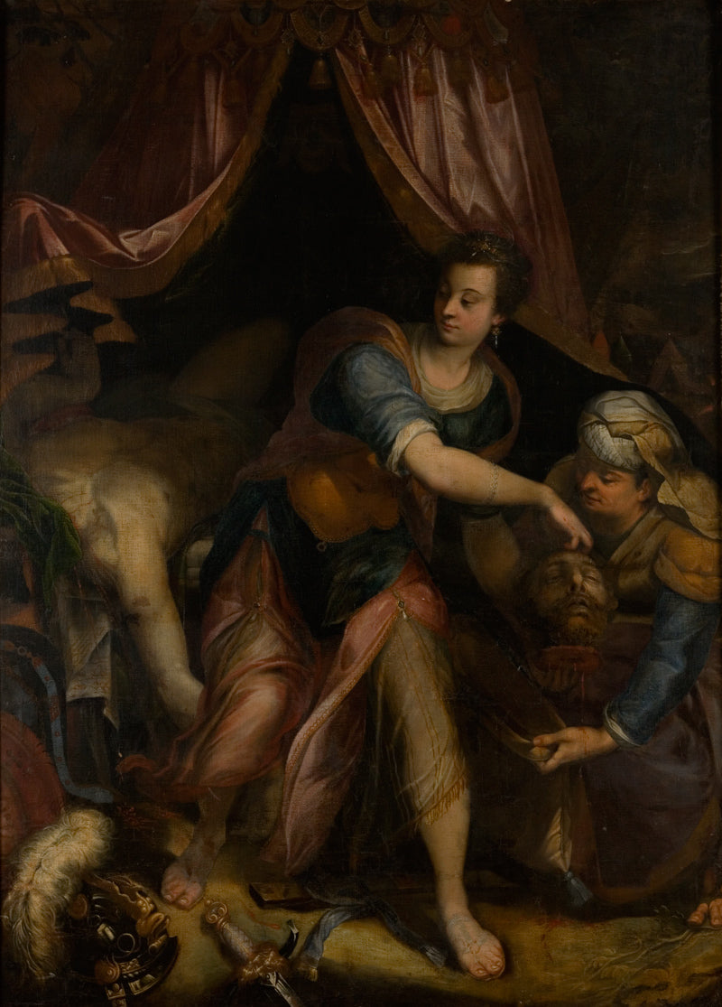 Judith z głową Holofernesa - Denis Calvaert