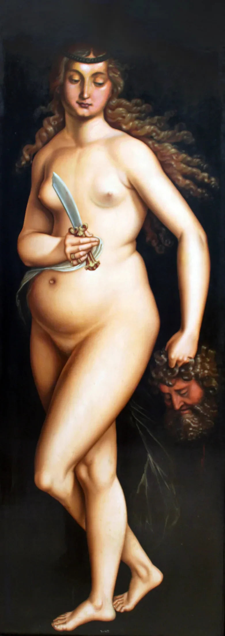 Judith z głową Holofernesa - Hans Baldung Grien