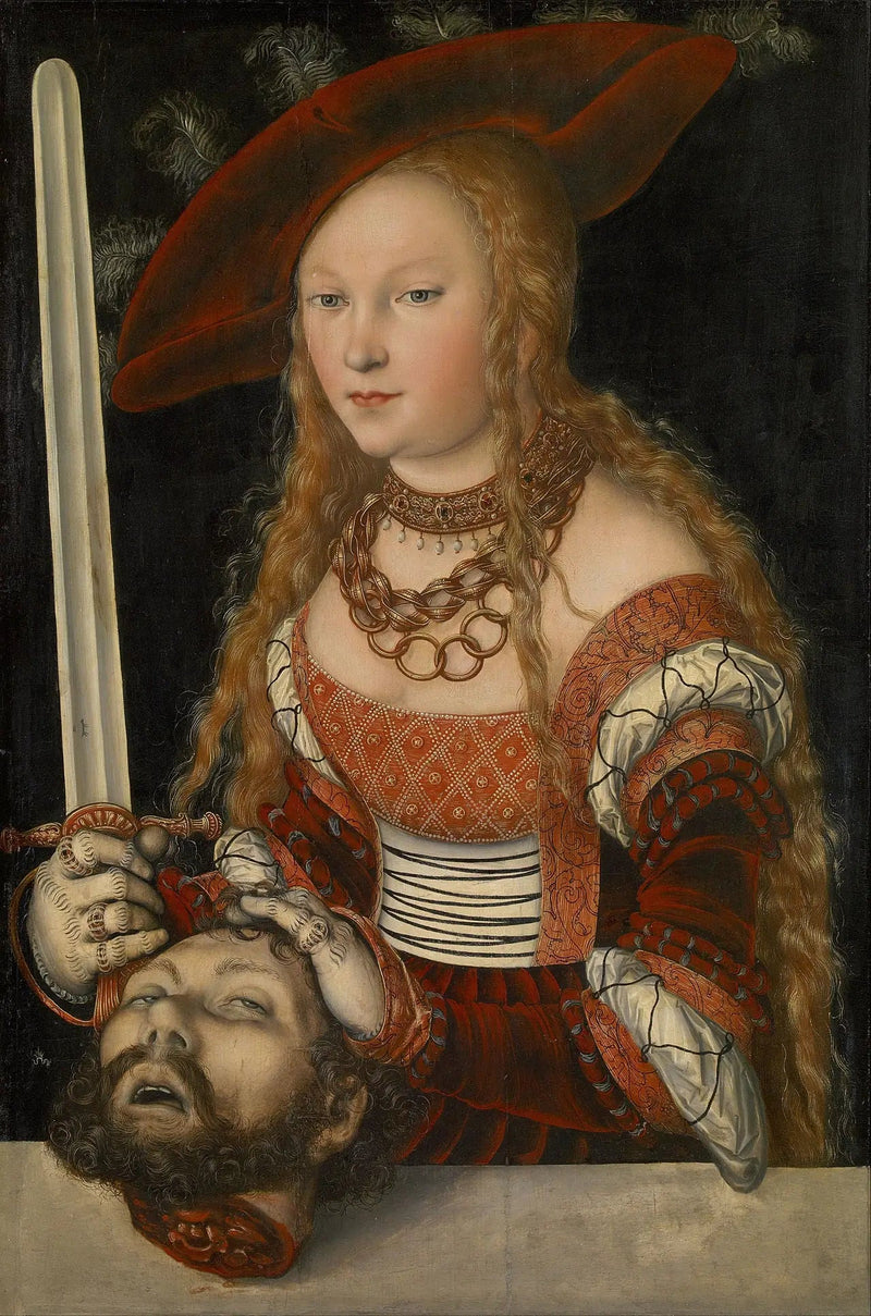 Judith z głową Holofernesa - Lucas Cranach Starszy