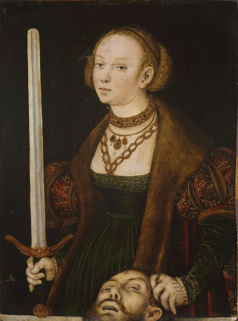Judith z głową Holofernesa - Lucas Cranach Starszy