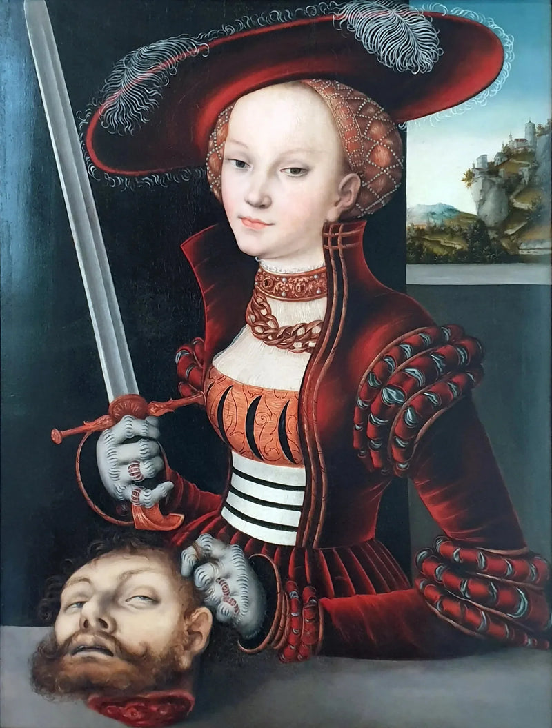 Judith z głową Holofernesa - Lucas Cranach Starszy