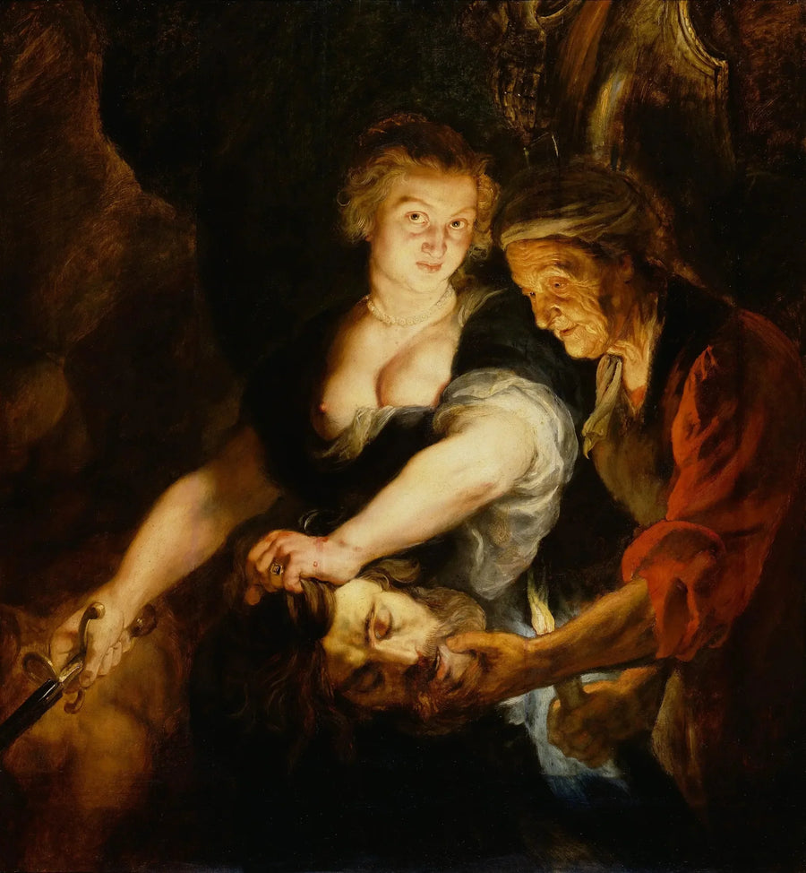 Judith z głową Holofernesa - Peter Paul Rubens