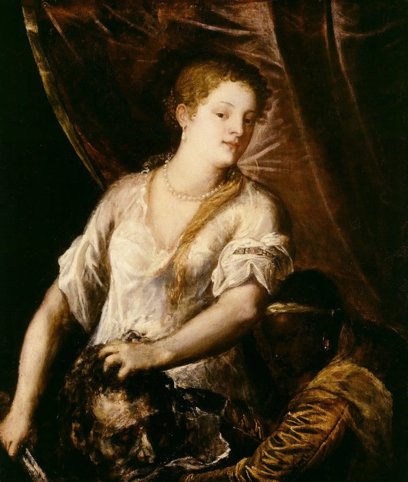 Judith z głową Holofernesa - Titian
