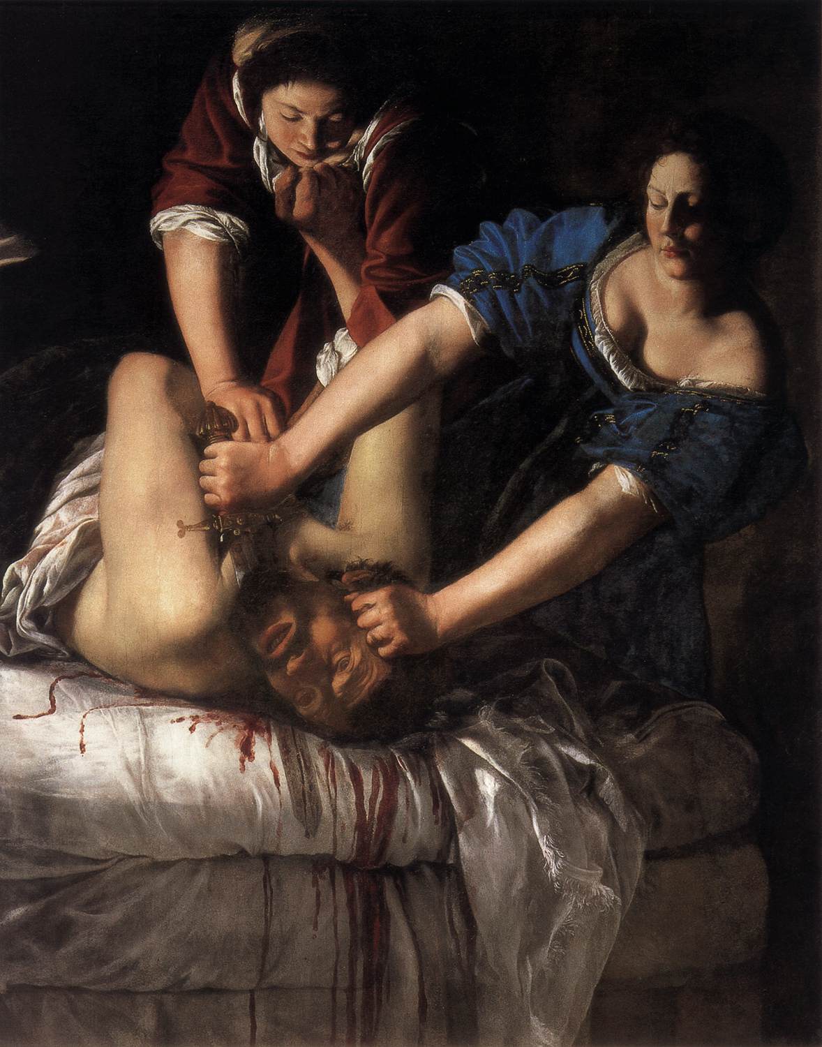 Judith odcinająca głowę Holofernesowi - Artemisia Gentileschi