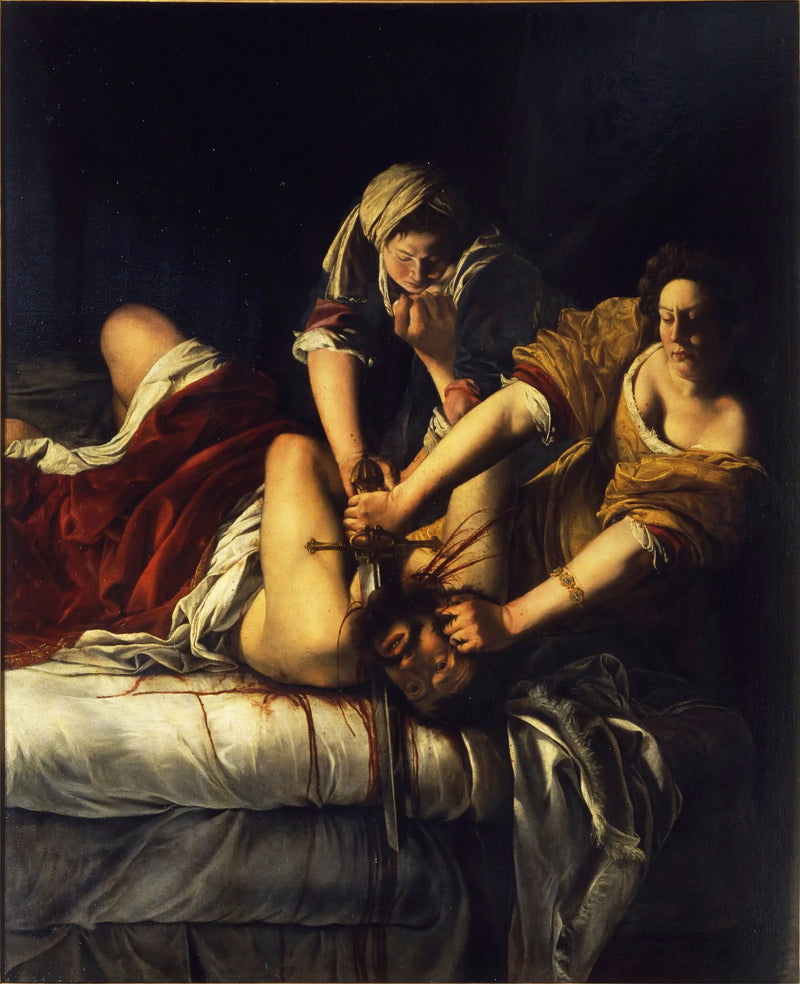 Judith odcinająca głowę Holofernesowi - Artemisia Gentileschi