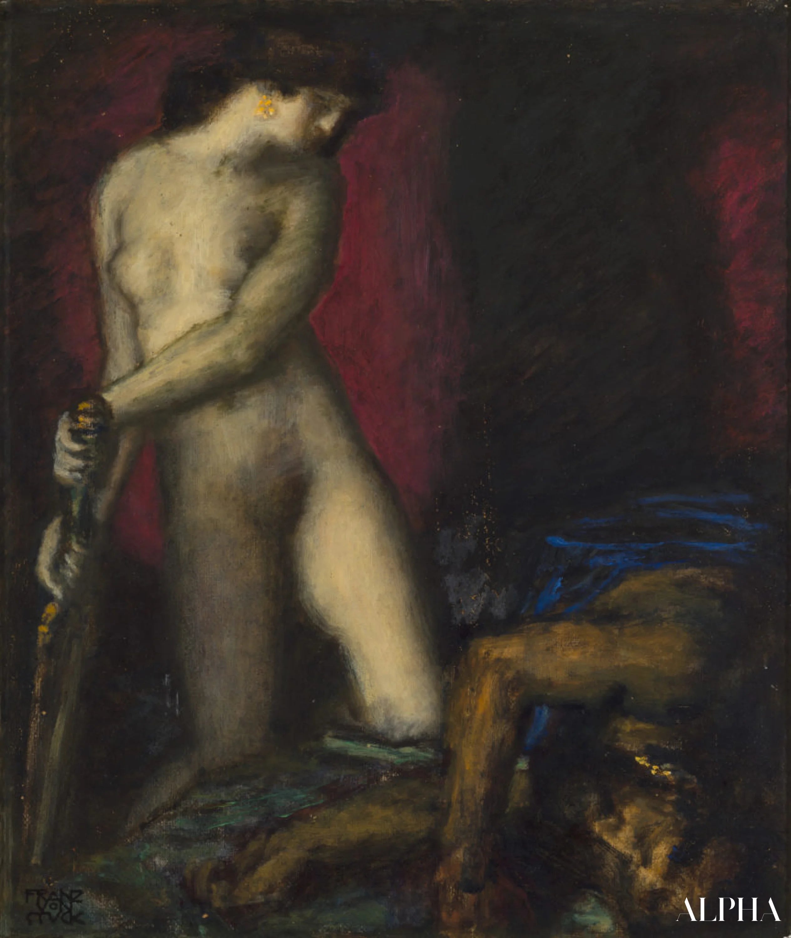 Reproduction du tableau « Judith et Holopherne II - Franz Von Stuck » par Alpha Reproduction en peinture à l’huile