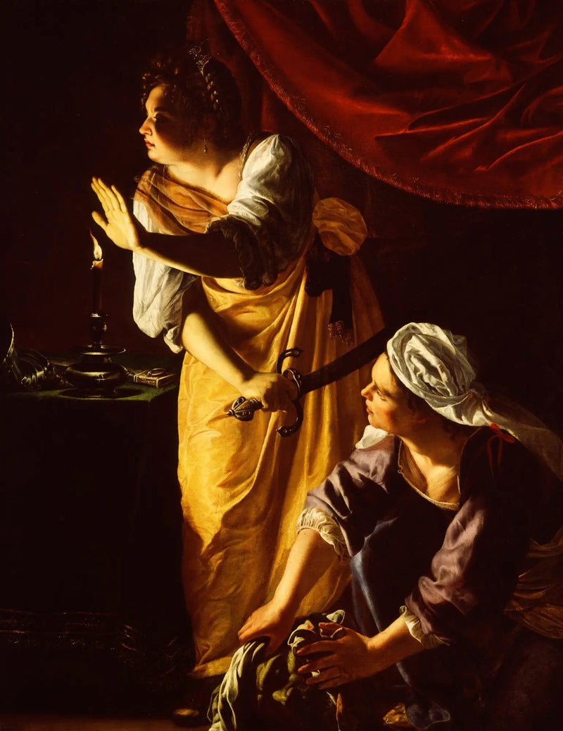 Judith i jej służąca z głową Holofernesa - Artemisia Gentileschi