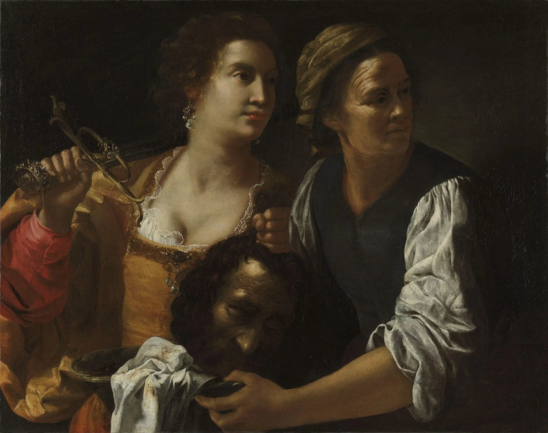 Judith i jej służąca z głową Holofernesa - Artemisia Gentileschi