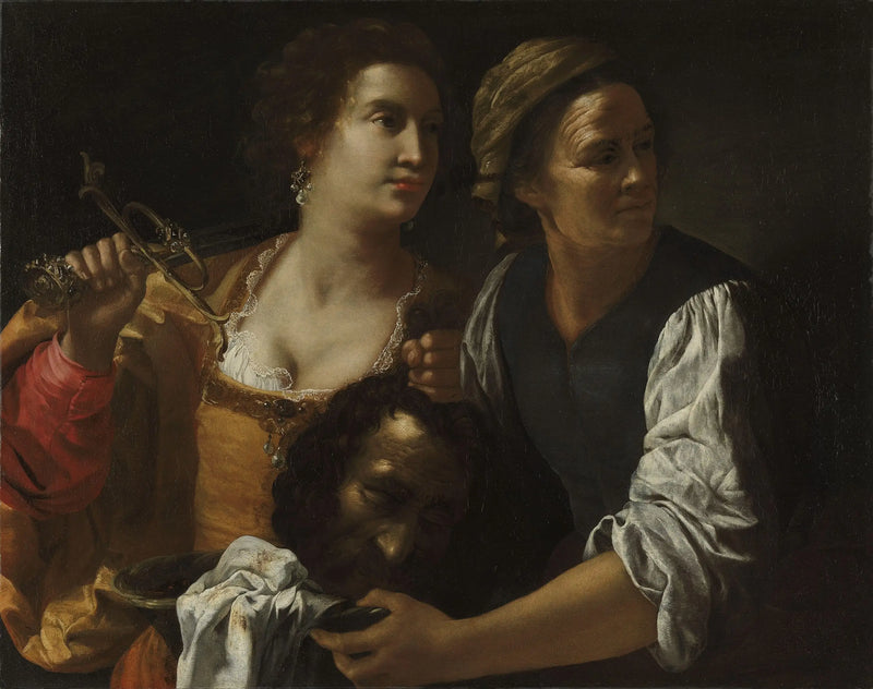 Judith i jej służąca z głową Holofernesa - Artemisia Gentileschi