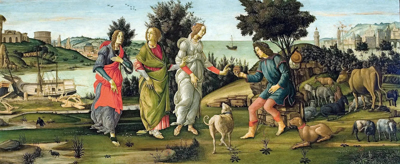 Wyrok Parysa - Sandro Botticelli
