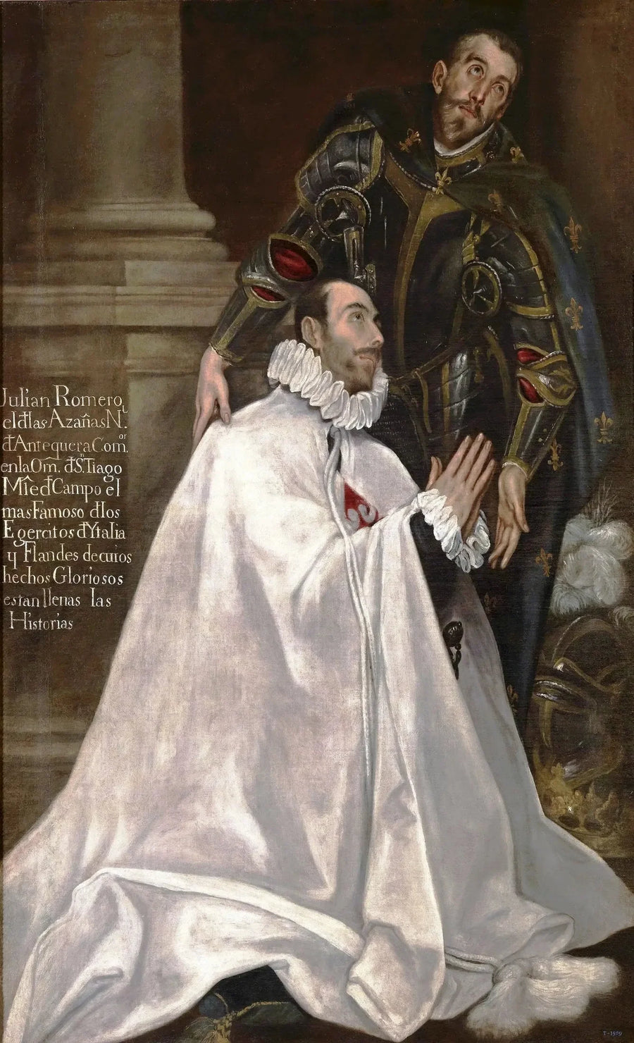 Julián Romero i jego syn Święty Patron - El Greco