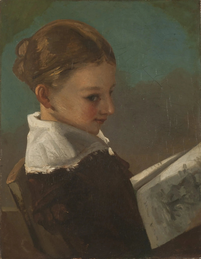 Juliette Courbet w wieku dziesięciu lat - Gustave Courbet