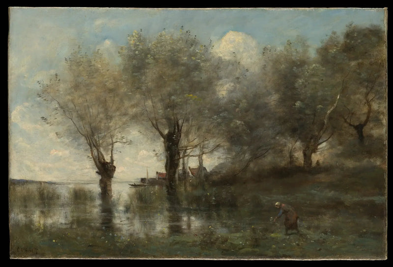 Kobyła w Pikardii - Jean-Baptiste Camille Corot
