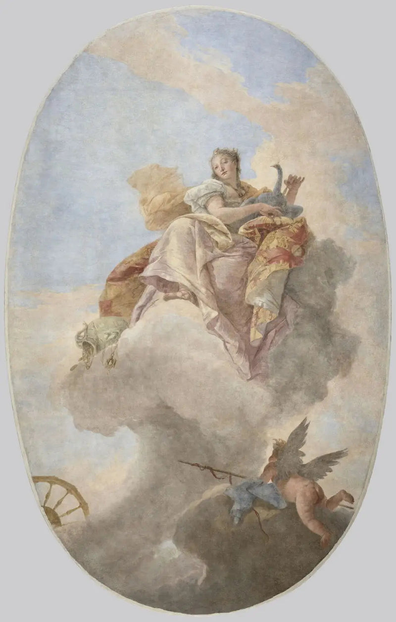 Junon pośród chmur - Giovanni Battista Tiepolo