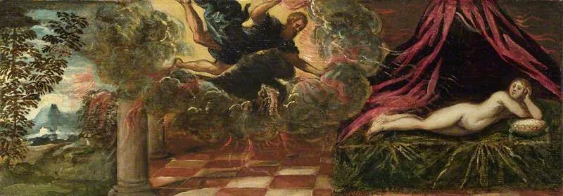 Jowisz i Semele - Jacopo Tintoretto