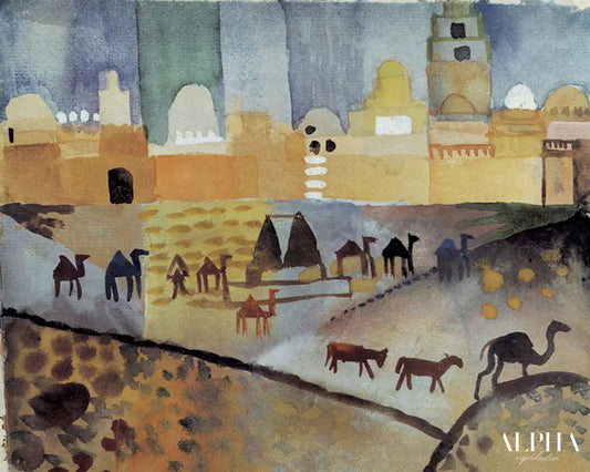 Kairouan I - August Macke - Reproductions de tableaux et peintures haut de gamme