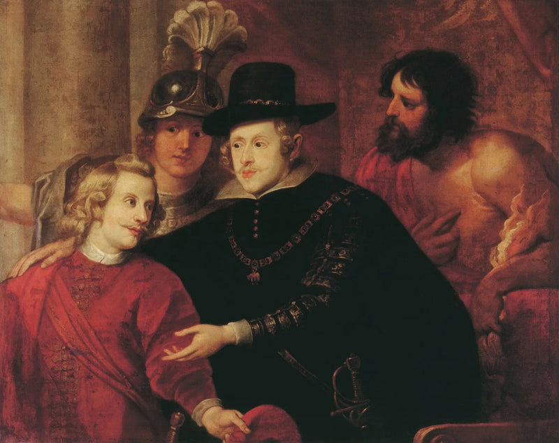 Kardynał Infant Ferdinand pożegnał się ze swoim bratem, królem Filipem IV - Peter Paul Rubens