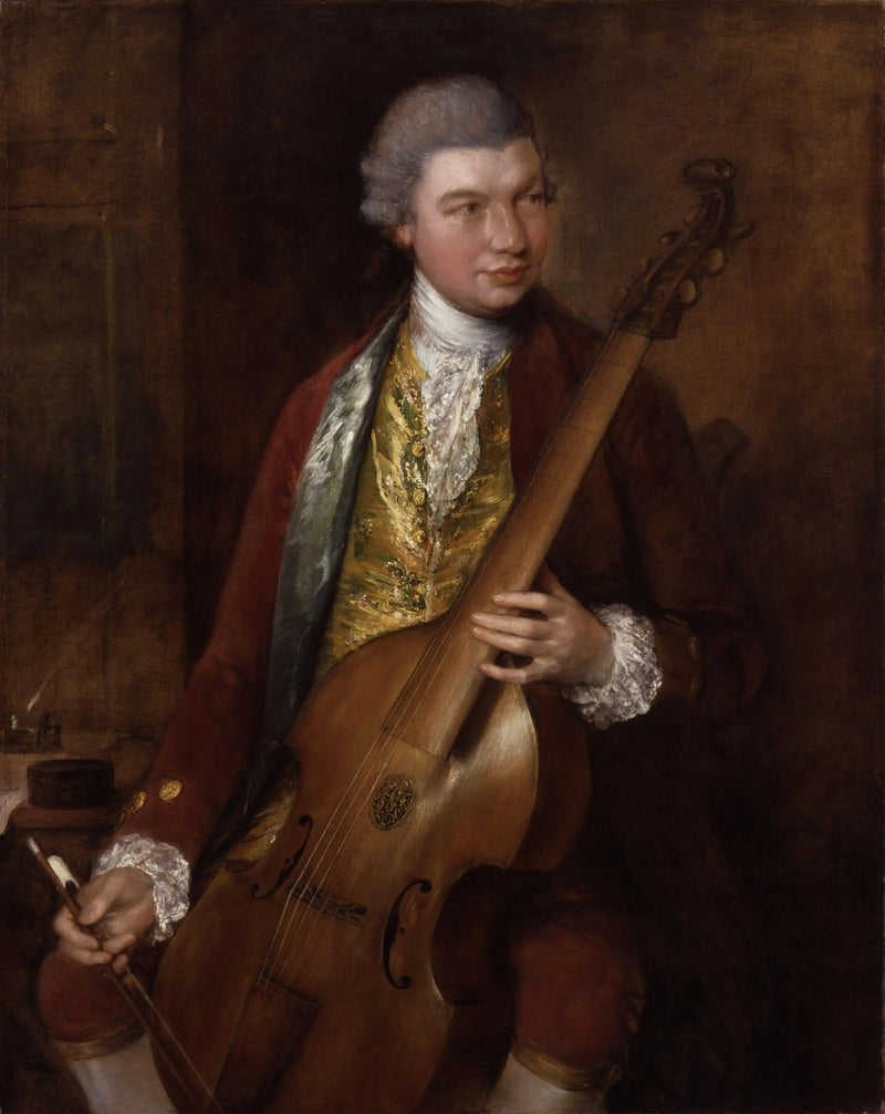 Karl Friedrich Abel - Thomas Gainsborough