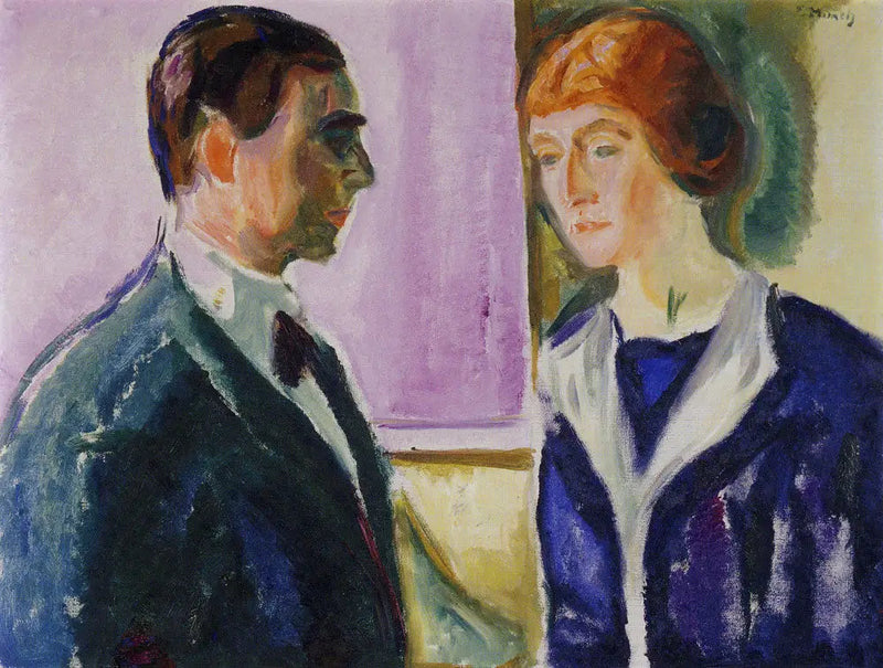 Käte i Hugo Perls - Edvard Munch