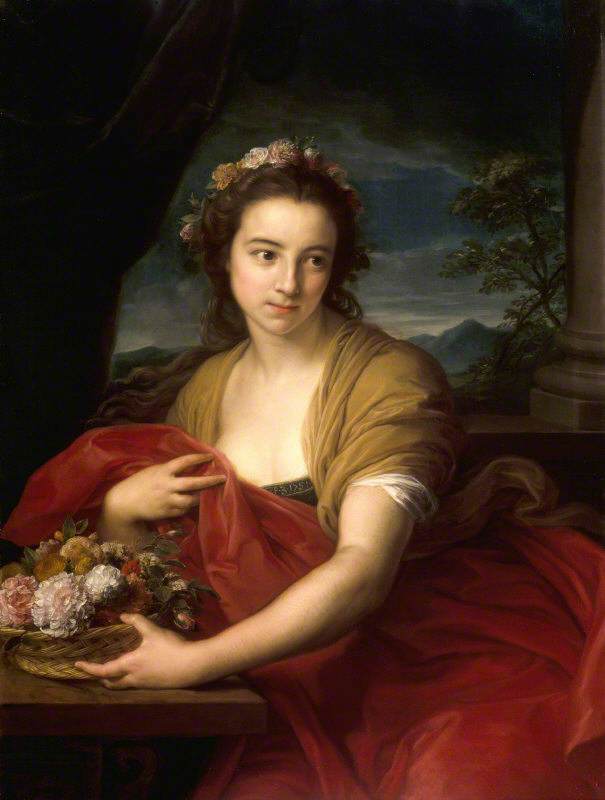 Katherine Durnford, później Mme Utrick Fetherstonhaugh, w roli Flory - Pompeo Batoni