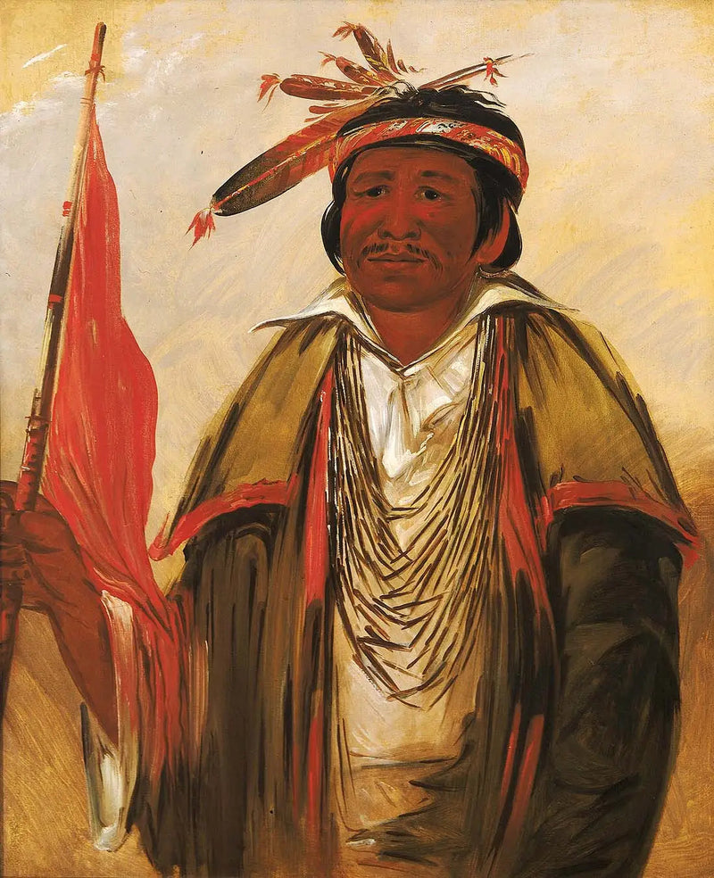 Ke-chím-qua, Wielki Niedźwiedź - George Catlin
