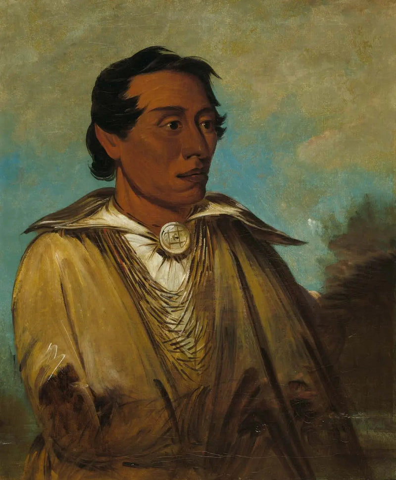 Kee-án-ne-kuk, Najważniejszy mężczyzna, Przywódca plemienia - George Catlin