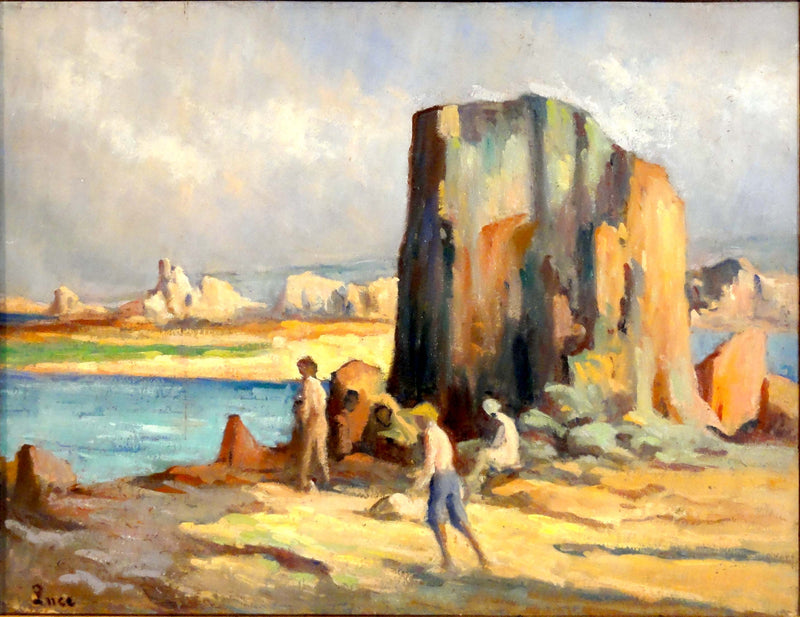 Kermouster, plaża - Maximilien Luce