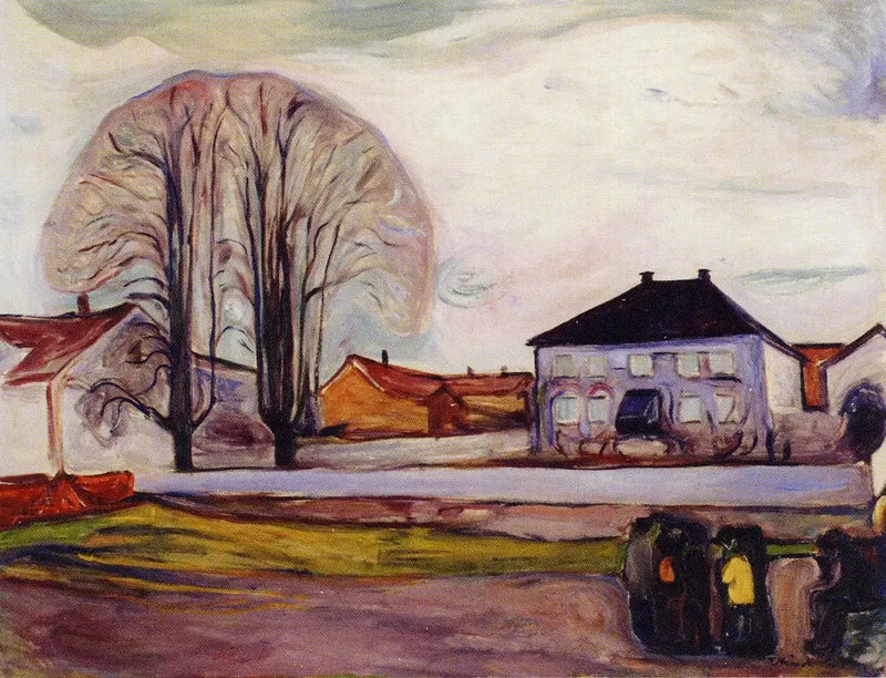 Kiøsterudgården w Åsgårdstrand - Edvard Munch