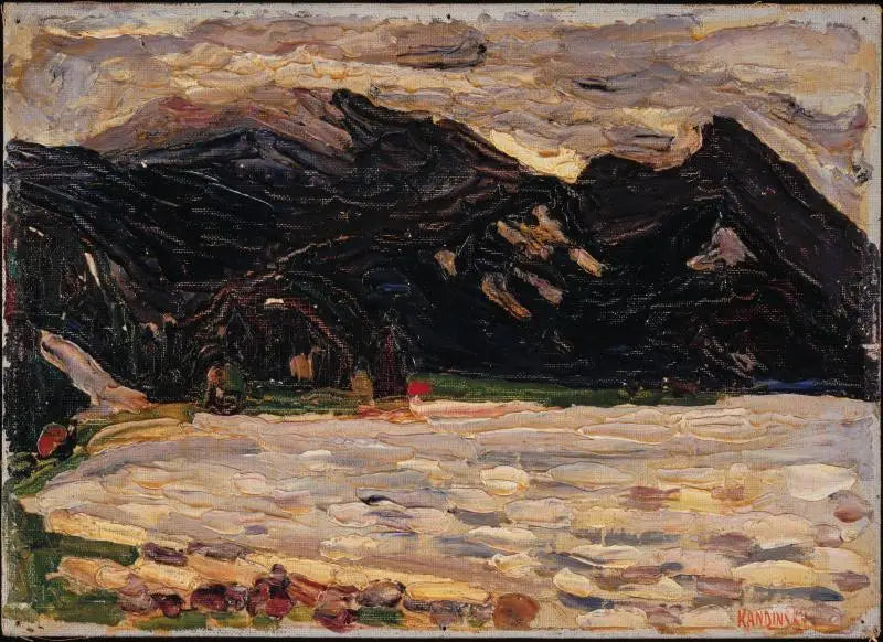 Kochel, jezioro i Herzogstand - Wasilij Kandinsky