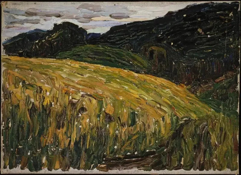 Kochel, łąka górska - Wasilij Kandinsky