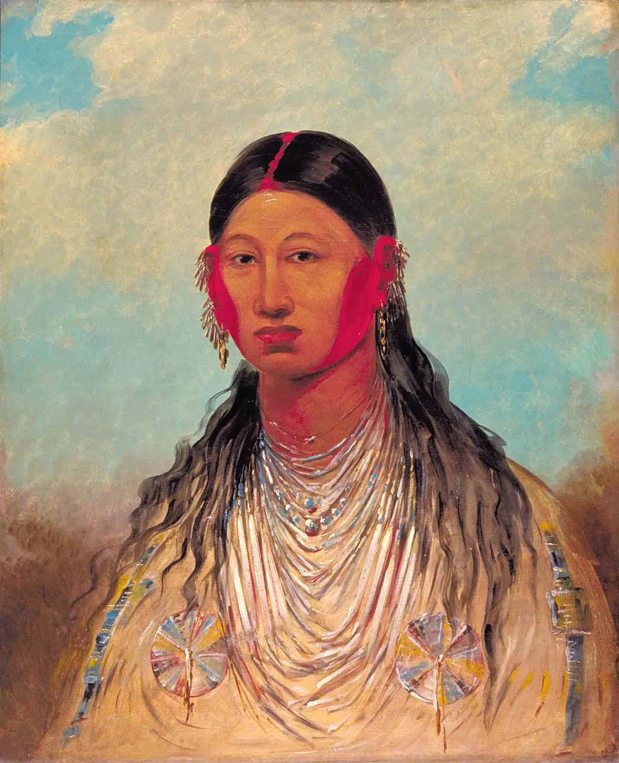 Koon-za-ya-me, samica orła wojennego - George Catlin