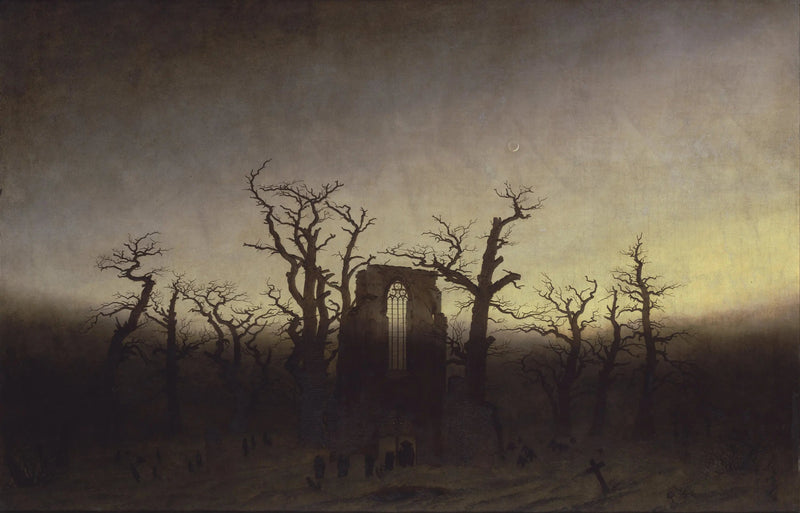 Opactwo w lesie dębowym - Caspar David Friedrich