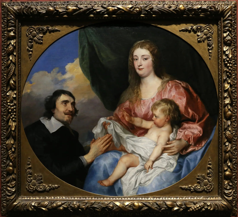 O. Scaglia czczący Matkę Boską z Dzieciątkiem - Antoine van Dyck