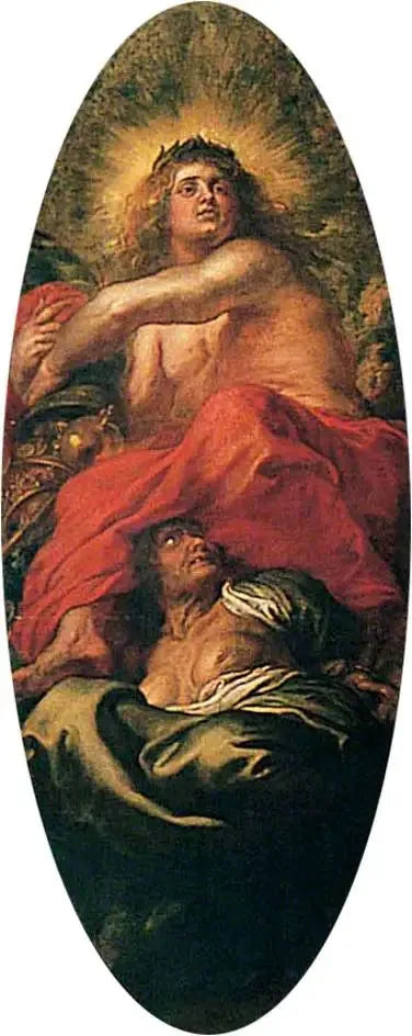 Obfitość eliminująca chciwość - Peter Paul Rubens