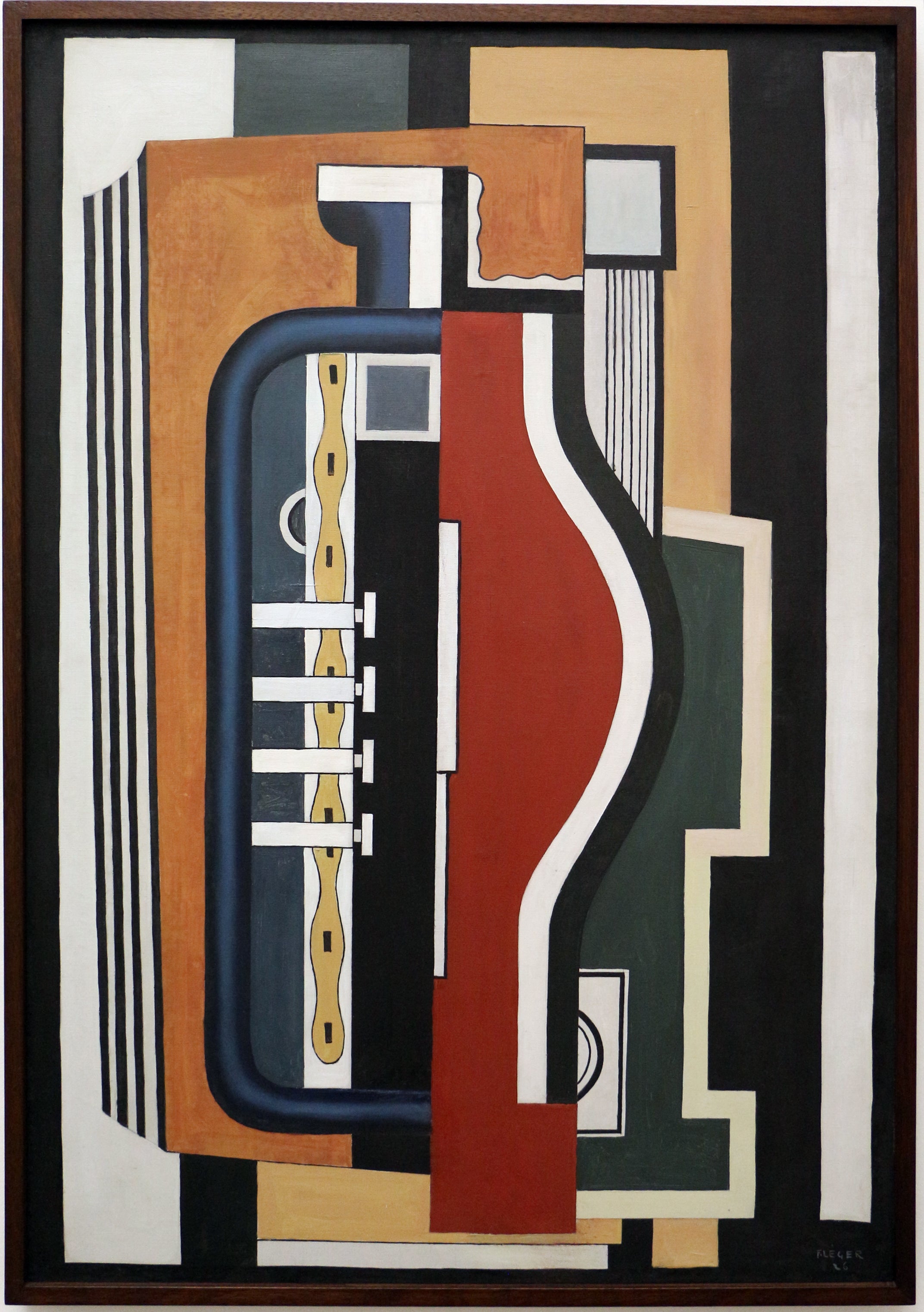 L'accordéon - Fernand Léger image 1 copie de tableau peinte à la main