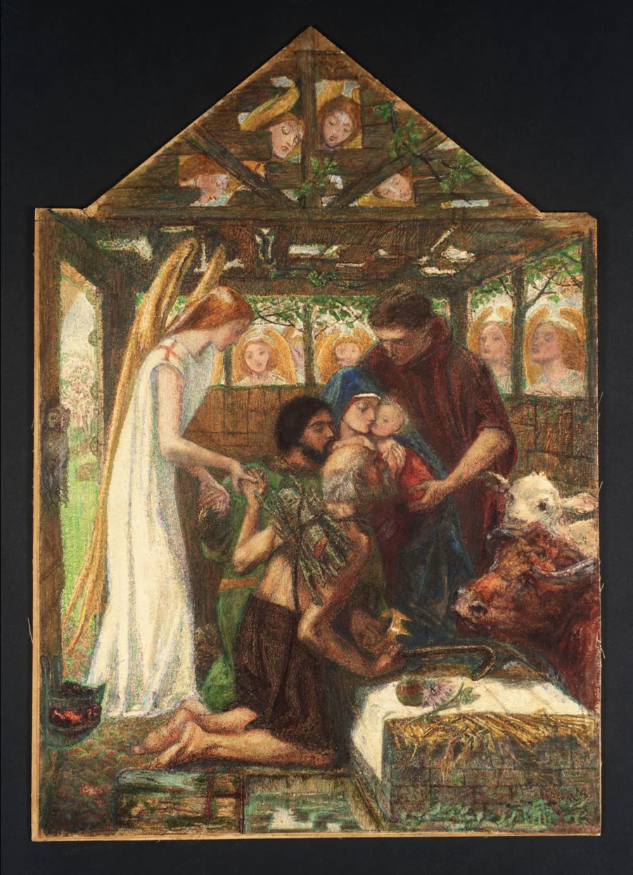 Adoracja - Dante Gabriel Rossetti
