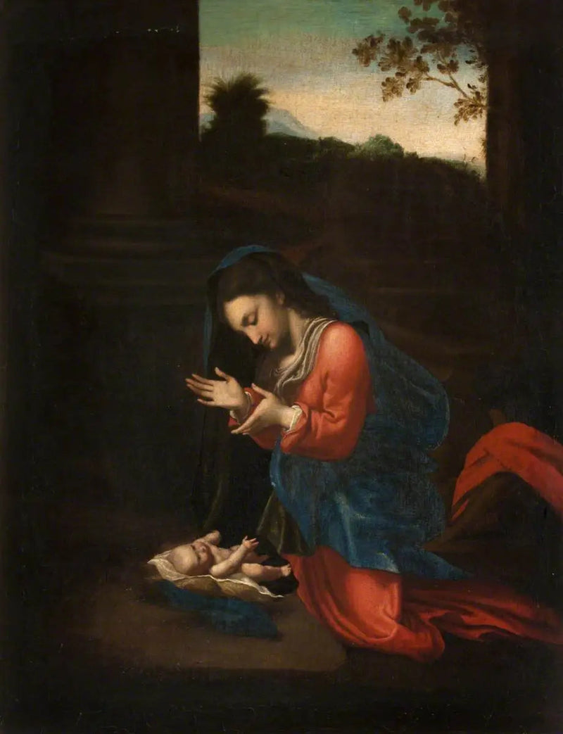 Uwielbienie Matki Boskiej - Antonio da Correggio