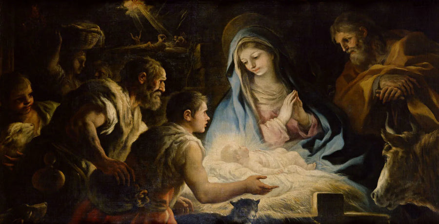 Adoracja pasterzy (1696) - Luca Giordano