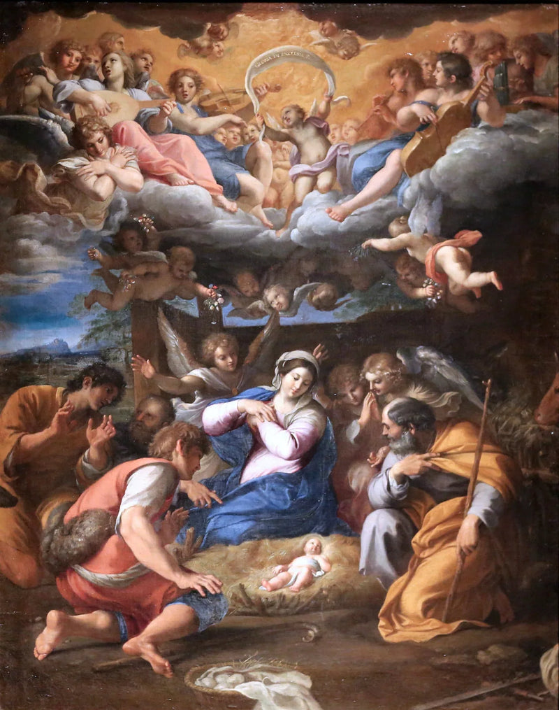 Adoracja pasterzy - Annibale Carracci