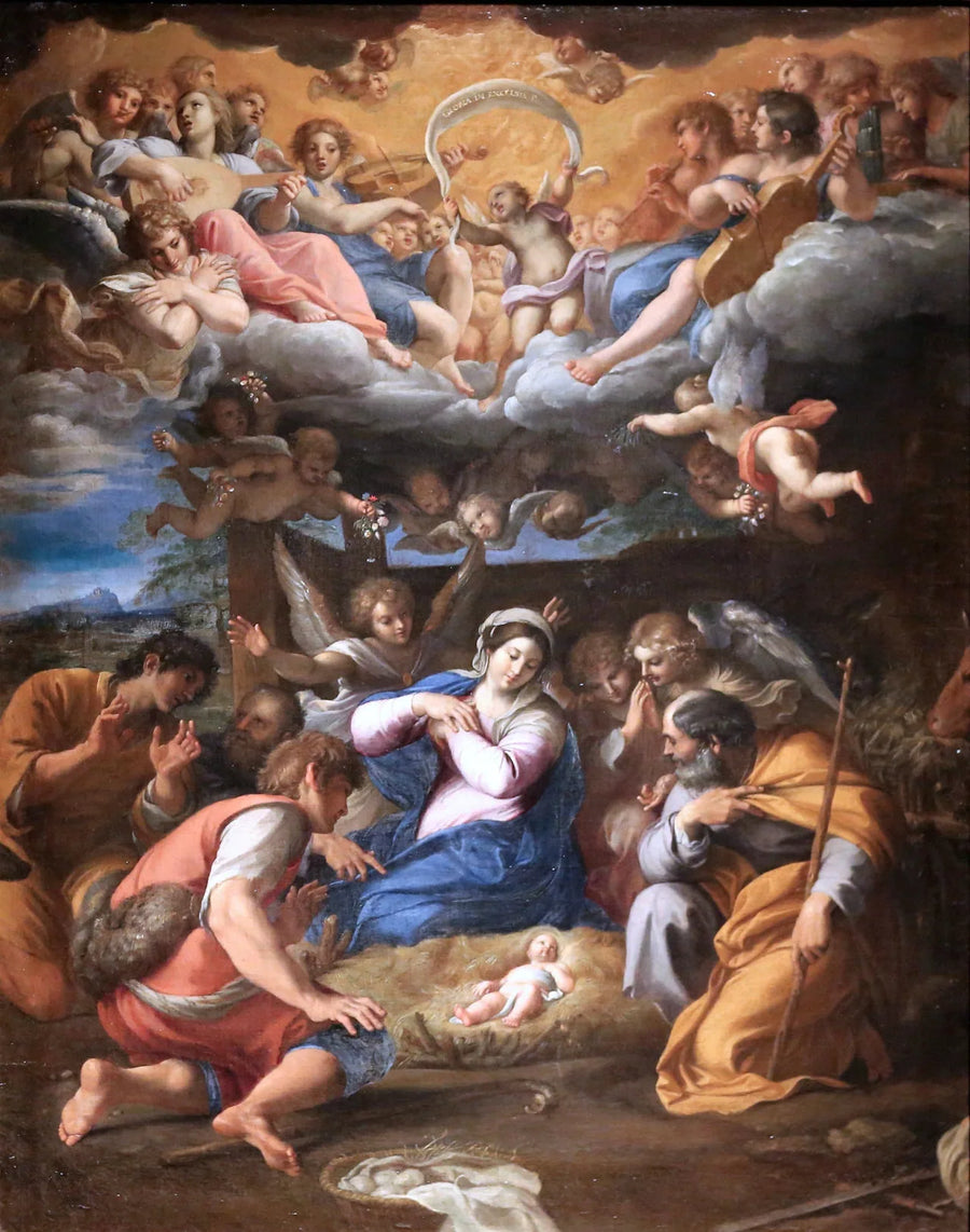 Adoracja pasterzy - Annibale Carracci